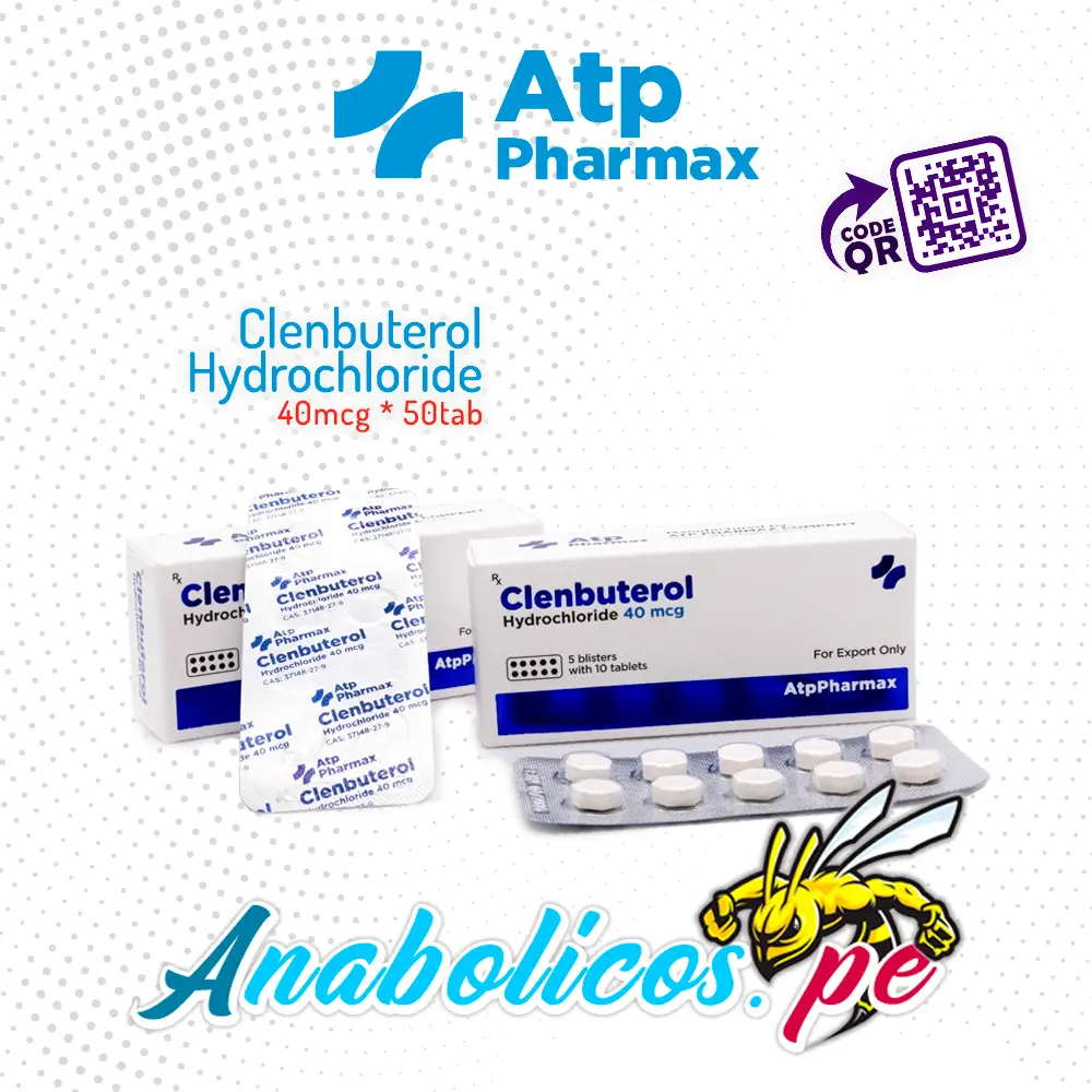 Clenbuterol 40mcg | ATP Pharmax - Anabolicos Peru